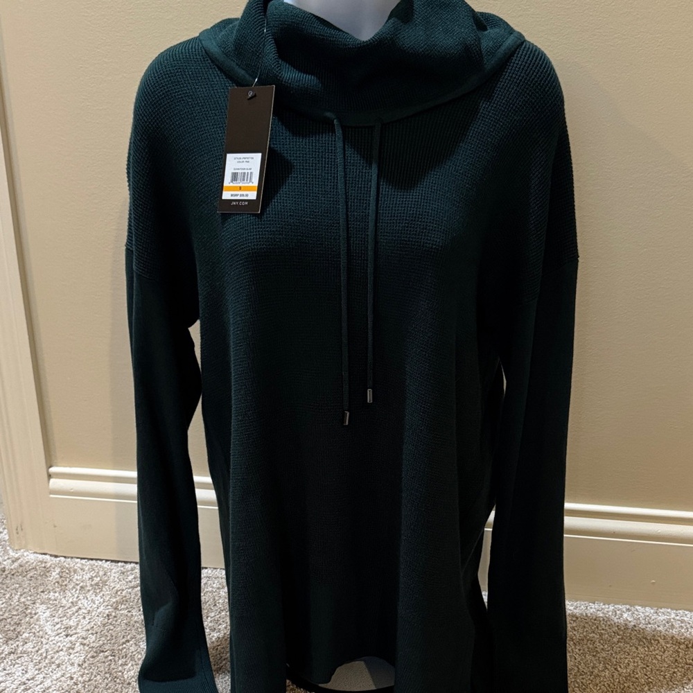 Jones of Ny Signature - Elegant Forest Green Cowl Neck Sweater